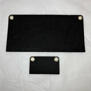 2 Pieces Black Wool Purse Insert to Convert into Crossbody Shoulder Bag Wallet